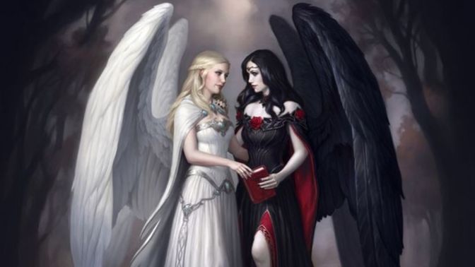 Do you ever hear those 2 Inner Voices, one telling you to do something naughty and the other one telling you not to?