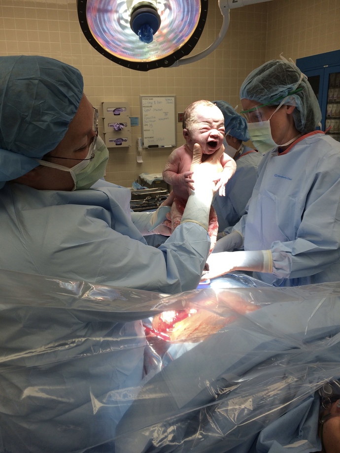 Who wants to see a pic of the day my youngest son was born?
