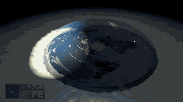 Flat Earth Map
