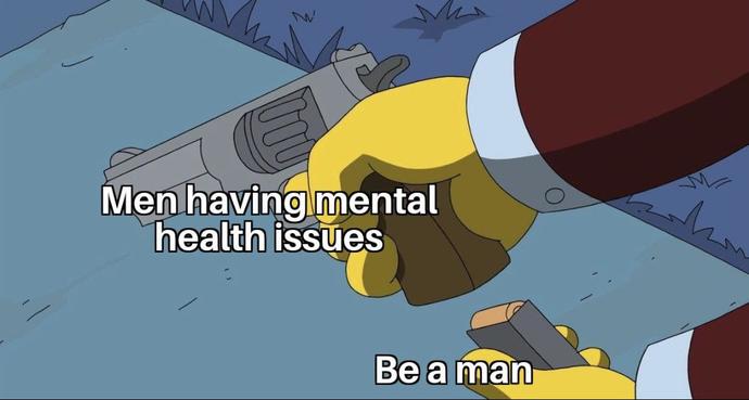 Why do some people think men are weak if they cry?