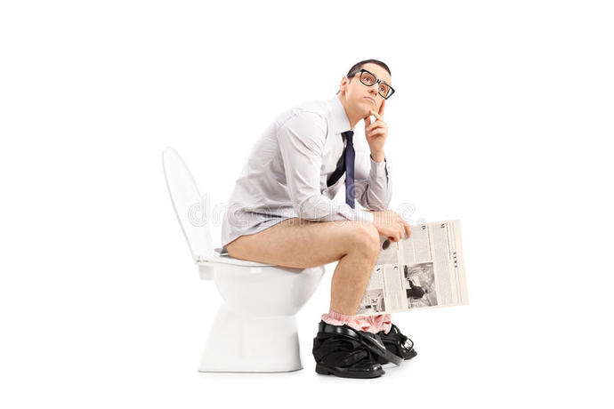 What tends to go through your mind while you are pooping?