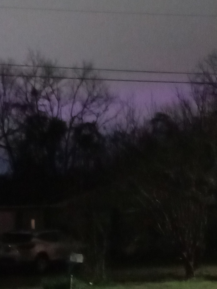 What is happening in the sky?