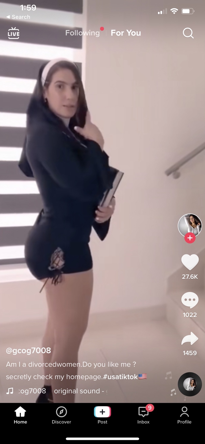 What is there to gain by women on TikTok posting provocative videos?