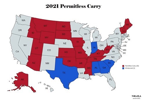What do you think of the bill about carrying firearms without a permit in Georgia?