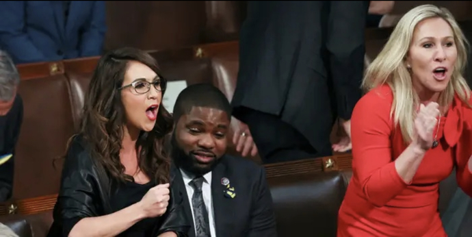 The middle guy was like, “Shit, I picked the wrong seat again.”