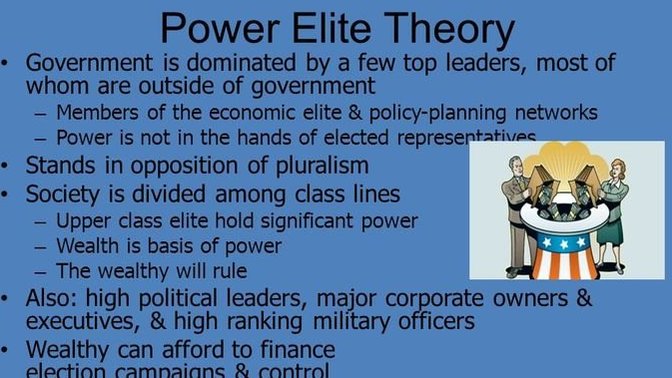 Do you ever believe that the super elite citizens of the world actually control governments, and treat regular people like a lower life form?