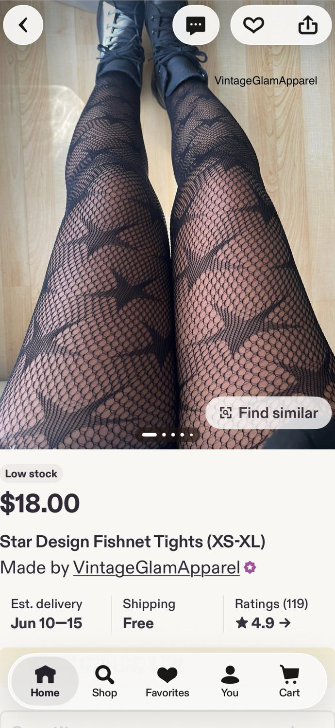Girls, how often do you wear fishnet stockings?