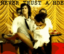 Even if you dont really trust either, who do you trust LESS out of guys and girls?