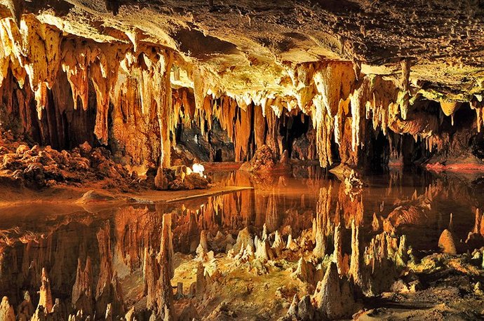 exploring caverns