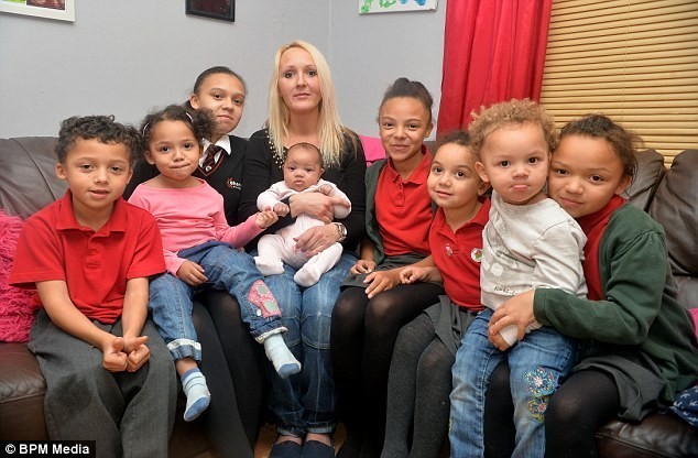 Would you feel sorry for and help a single mom with 8 kids by 8 different men?