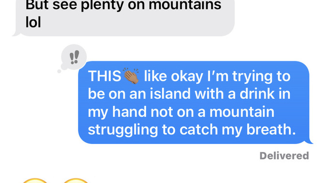 Are you into going on hikes and nature walks …. as a date?