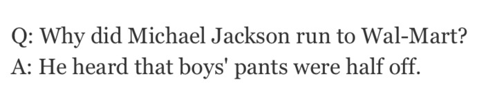 Which of these Celebrity jokes do you like the most?