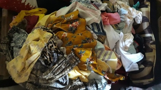Can you fold this pile of clothes?