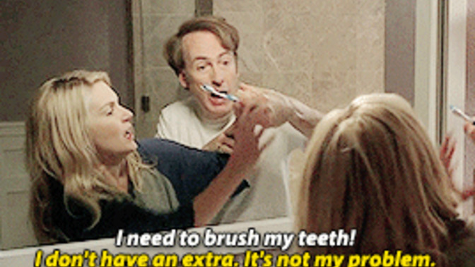 Would you brush your teeth with your partner's toothbrush?
