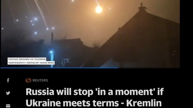 Is Ukraine at fault for fighting the invasion?