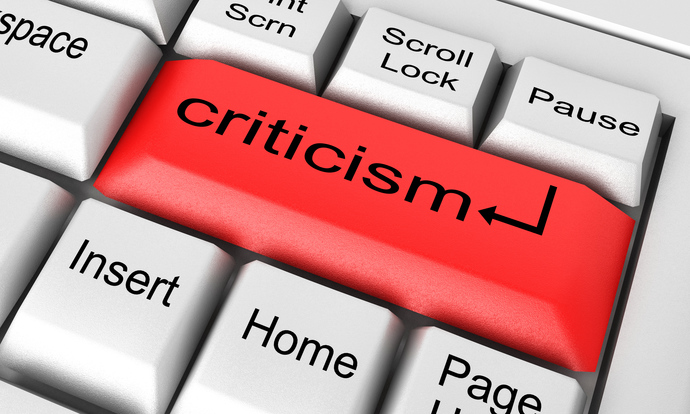 What do you do if someone criticizes you online?