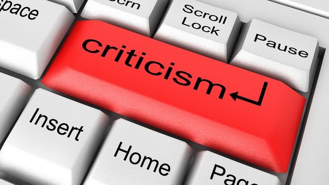 What do you do if someone criticizes you online?