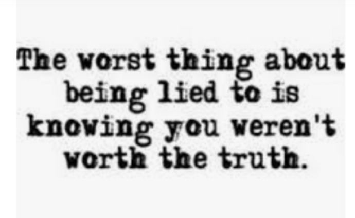 Do Men REALLY believe women want to be lied to or is it just another BS excuse SOME men use to justify lying to women?