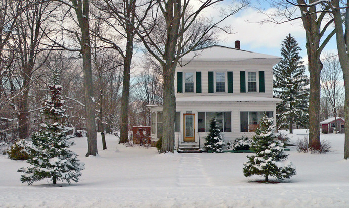 The house in Ellisburg.
