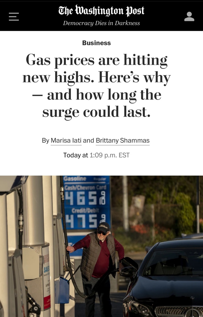Do You Feel As Though Prices For Important Things Like Gas, Etc. Are Too High Right Now? Is Russia To Blame?