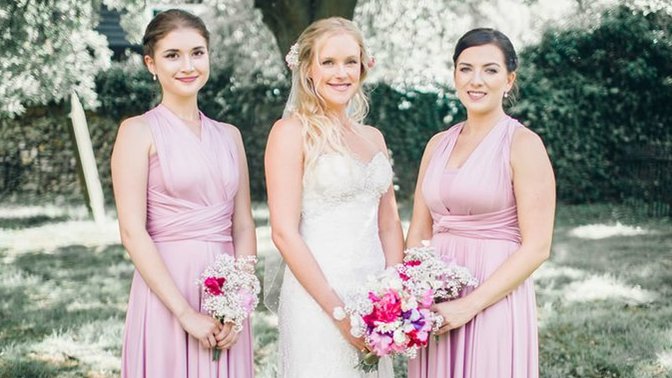 What do you do if you don't have enough friends to be your bridesmaids?