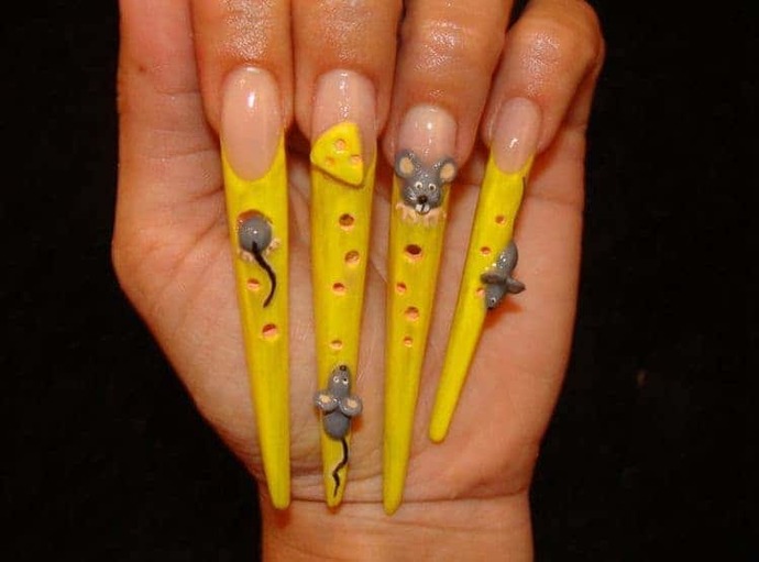 Not even a mouse's mother could love this mess - - - -