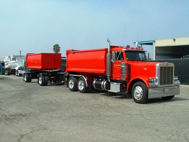 "Transfer" tractor-trailer.