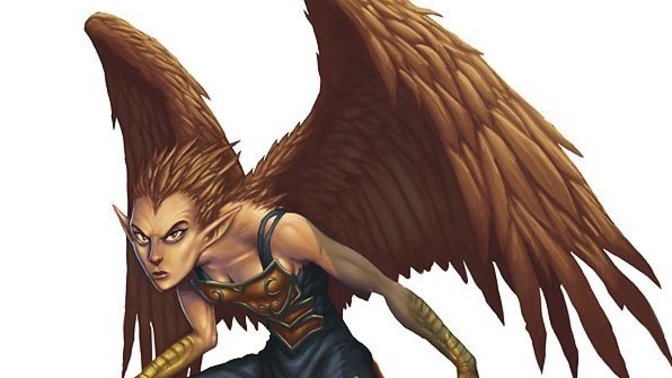 Rate this mythological creature out of five: Harpy?