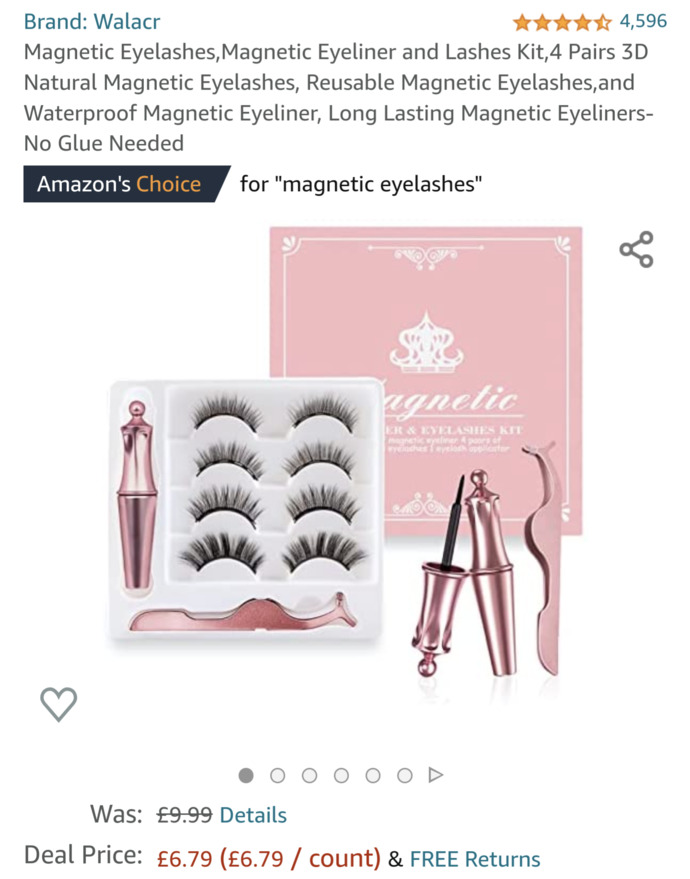 Magnetic eyelashes
