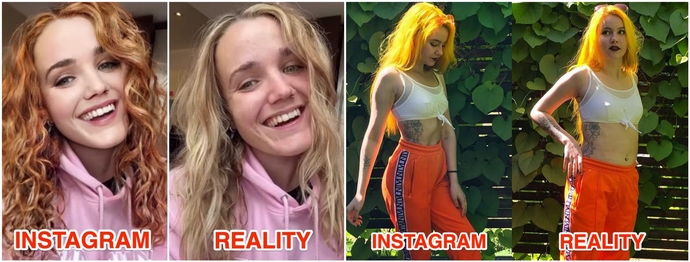 What do you think about Instagram vs reality pictures?