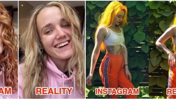 What do you think about "Instagram vs reality" pictures?