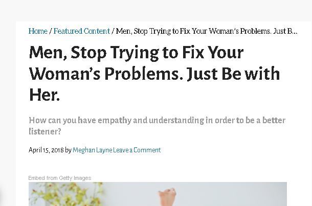 Why don’t guys know what girls want?