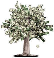This is what women see in the eyes of men. A tree that grows money.