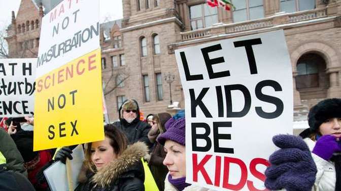 Should sex education be taught in kindergarten or no? Why or why not?
