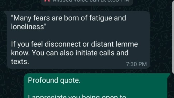 Boyfriend stopped texting me and went silent after I told him I felt disconnected and we don't text/call as much. Why would he go silent again?