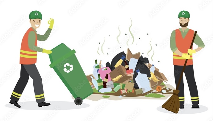 Could you be with someone who works in waste management?