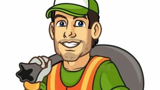 Could you be with someone who works in waste management?