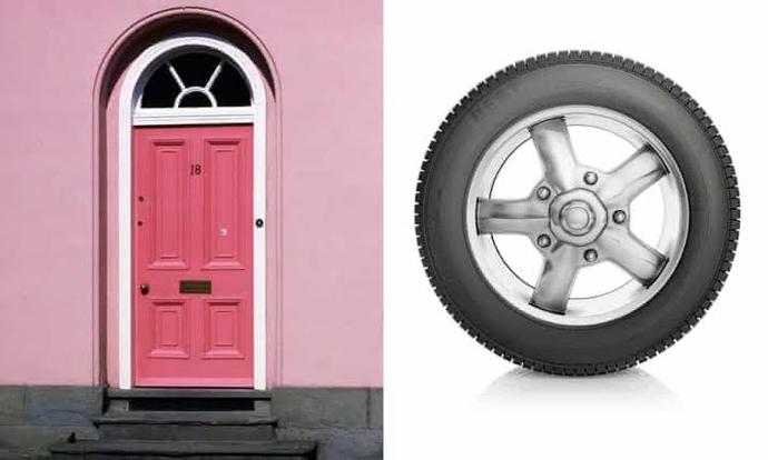 Are there more doors or more wheels in the world?