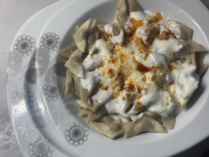 What do you think about this food: Manti?