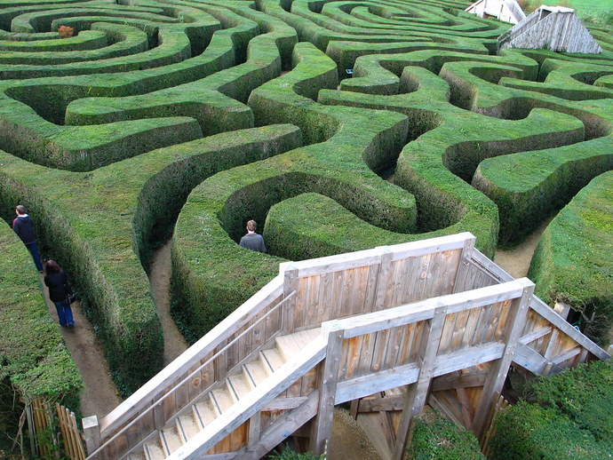 Do you think you could find yourself out of an actual full sized maze?