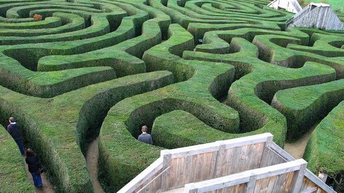 Do you think you could find yourself out of an actual full sized maze?