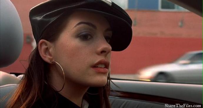Anne Hathaway from that one movie where she played a wigger girl who's goal was to f*ck a black/Hispanic man. (Seriously)