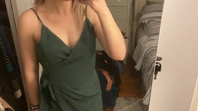 How's this dress, I want to wear it on a date, is it coming off as too slutty?