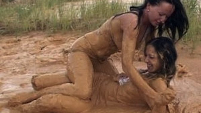 Have you ever seen female mud wrestling in person or on a video?