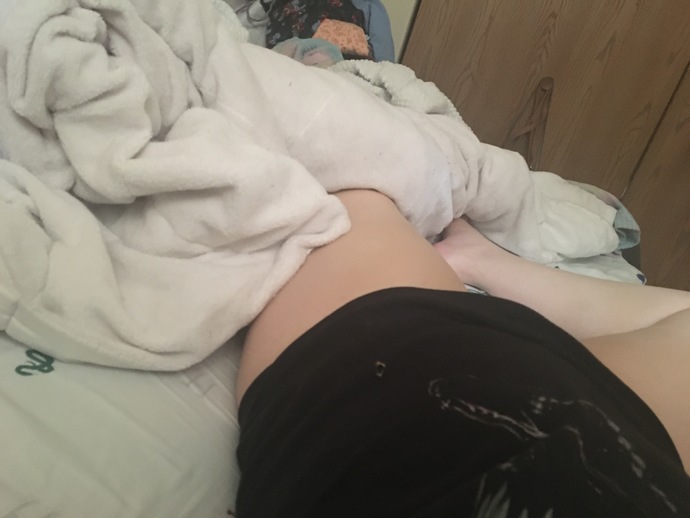 This is how I always sleep