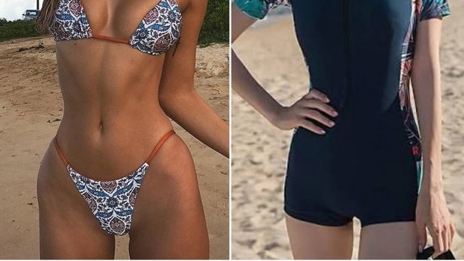 Do you think a woman wearing a bikini to the beach or pool is just seeking attention from men?