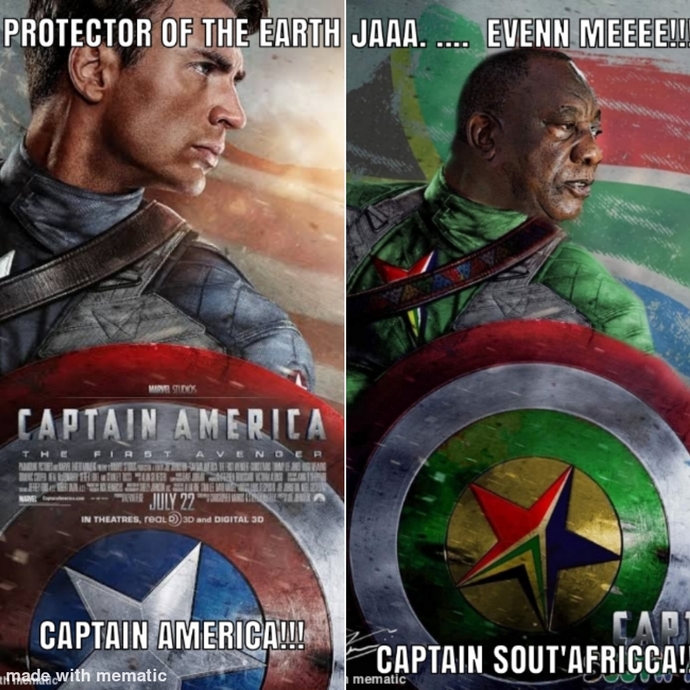 Would a Captain South Africa character work in the Marvel Cinematic universe?
