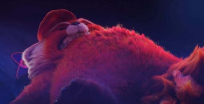Kaiju Red Panda Ming Lee sleeping