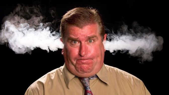 When you’re raging mad, do you feel your face literally heat up?