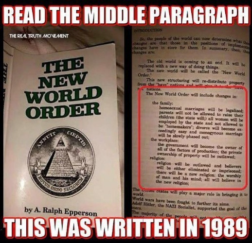 What do you think Biden means when he says that A New World Order is coming? and are you in support of this New World Order?